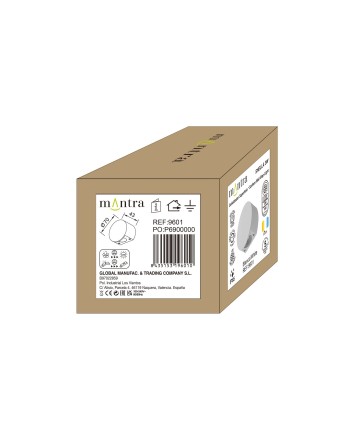 SHELLA * BAÑADOR PARED LED 3W 3000K R. BLANCO